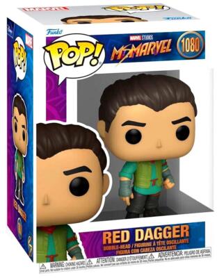 Funko Pop! Marvel: Ms. Marvel - Red Dagger #1080 Bobble-Head Vinyl Figure