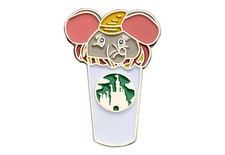 Dumbo Castle Coffee Cup Pin, Disney Pins