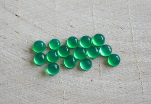 Natural Certified Green Onyx Round Shape Genuine Gemstone Loose Gemstone. - Picture 1 of 4