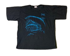 VTG 90  s Fahiti Mooreu Dolphins Single Stitch T Shirt Size XL