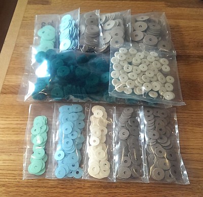 Piano Punchings & Felts Key Bed Set - Front & Balance Rail - 1180 pcs. - Rhodes