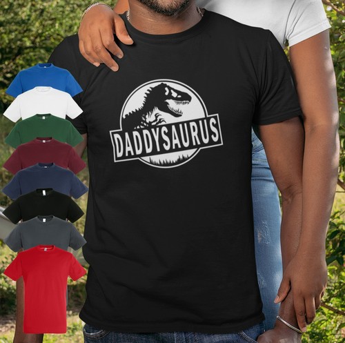 DADDYSAURUS INSPIRIERT MÄNNLICHES KURZARM T-SHIRT | GESCHENK | GEBURTSTAG | PAPA | PAPA - Bild 2 von 9