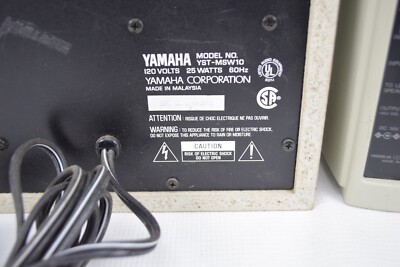 YAMAHA YST-MSW10 Subwoofer System Speaker | eBay