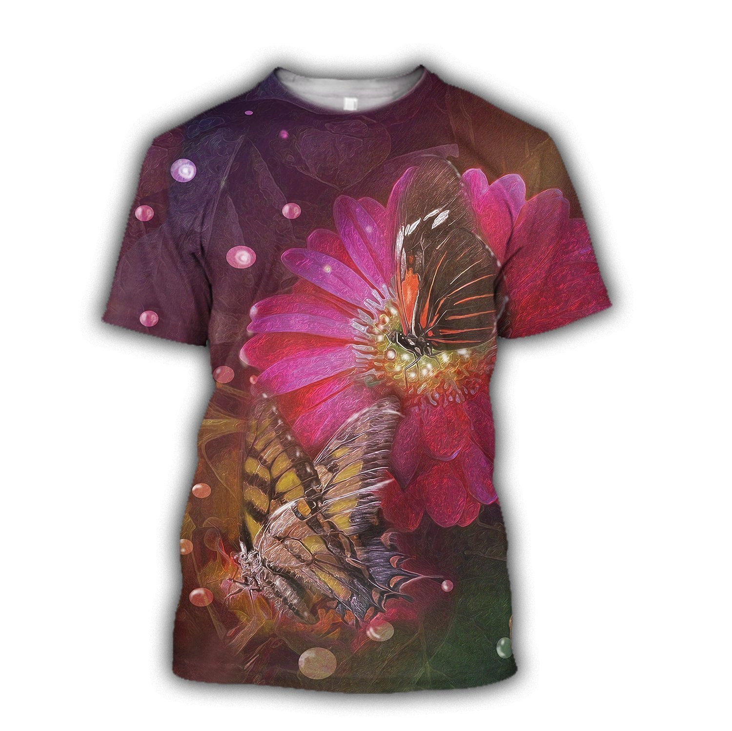 Butterfly Sweet Garden 3D Winter Clothes T-shirt , Creative 3D T-shirt