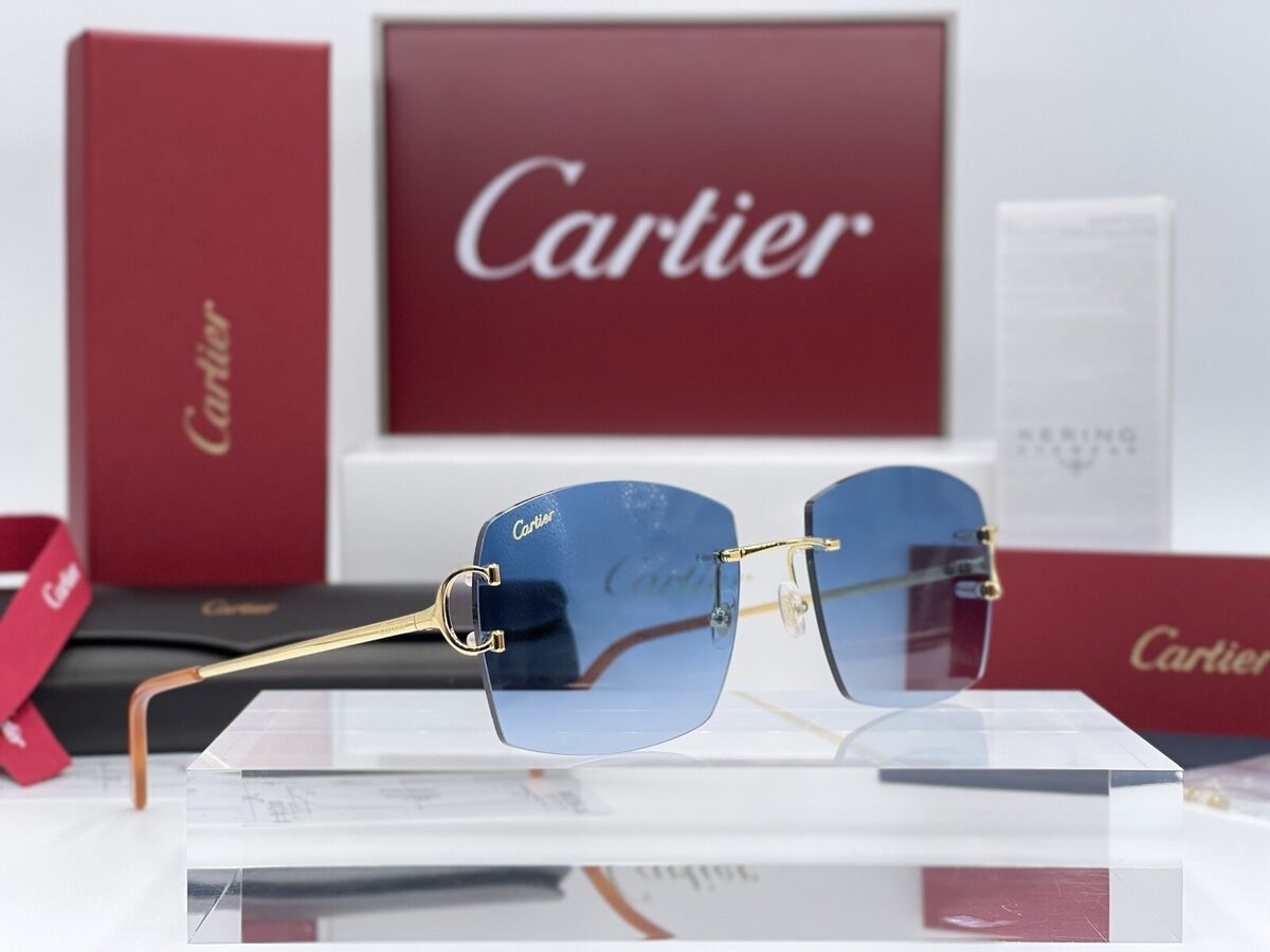 Cartier Sunglasses Piccadilly Gold Ref. CT0092O Customized Cartier Sunglasses Piccadilly Gold Ref. CT0092O Customized
