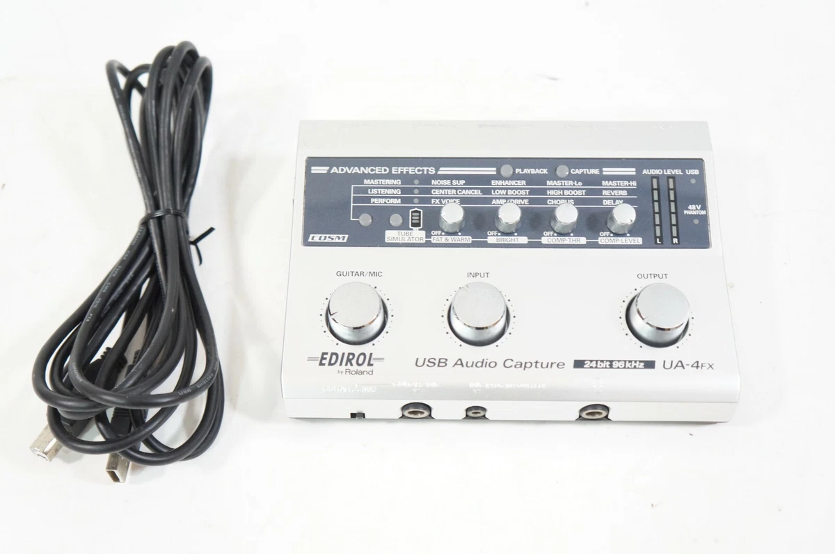 Edirol UA-4FX USB Audio Capture AUDIO I/F Built-in Effects UA4FX Roland