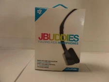 New Sealed JLab Audio JBuddies Kids Folding Volume Limiting Headphones in Black