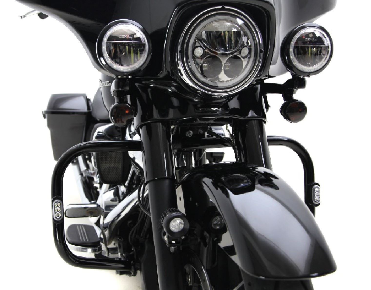 Denali T3 Signal Pods Front Crashbar Mount Kit Honda ST1300 Pan-European 02 - 18