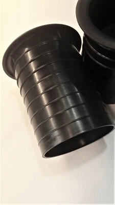 PENN FABRICATION 2 - Speaker Port Tubes 3 in x 4.5 in Deep. Woofer Sub Box Bass Vent