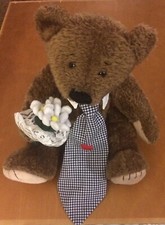 First Main Menagerie Jointed Brown Bear Named Hopeless 14"