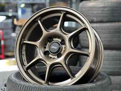 15x7 +38 Konig Lockout 4x100 Matte Bronze Wheels (Set of 4)