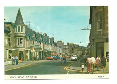 Pitlochry: Atholl Road - Blick darauf, wo sich das Backpackers Hostel jetzt befindet 