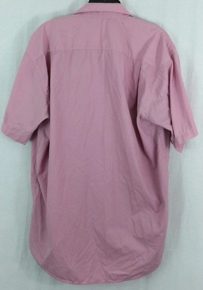 CARVEN PARIS Hombre XL Manga Corta Botón Camisas Frontal Logo Diseñador Lujo Foto 3 de 4