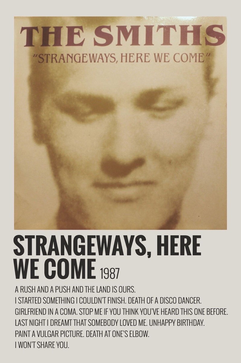 The Smiths 'Strangeways, Here We Come' Remaster LP Black Vinyl The