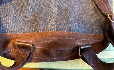 LUCKY BRAND Fillmore Drawstring Purple Suede Denim Canvas  display picture 1