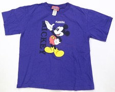 Rare Vintage DISNEY Mickey Mouse For Kids Florida T Shirt 90s Purple Youth SZ L
