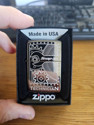 Snap-On Zippo Feuerzeug PROFI TECHNIKER Zahnräder