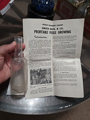 Hirsch Bros. Worcester Sauce Bottle & Advertising Louisville, Ky Kentucky 