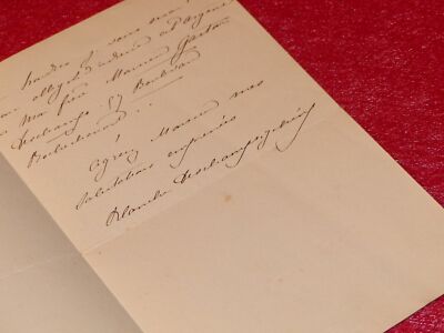 LETTRE SIGNEE  AUTOGRAPHE BLANCHE DESCHAMPS JEHIN (Chanteuse Opéra) ca1900 2pp.