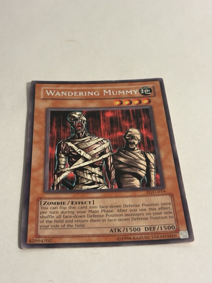 yugioh mummy cards Yu-Gi-Oh! Call of the SD2-EN012 Holo Vintage Yugioh Wandering Mummy PGD-019