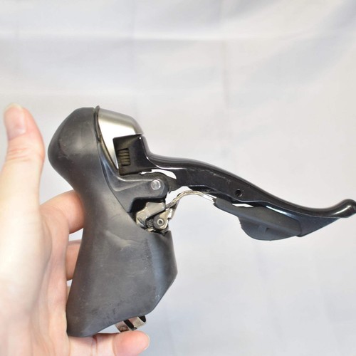 Shimano 105 5700 ST-5700 LEFT/FRONT 2x Double STI Shifter, Black, 8/10 VG - Picture 4 of 7