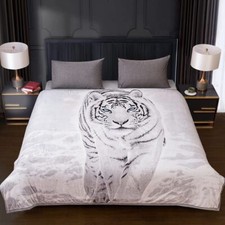 Image of **SALE ON** 3D Animal Print Mink Faux Fur Throw Fleece Soft Warm Sofa BED Throw