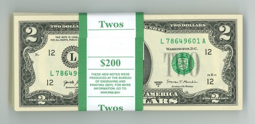 2017 US Federal reserve notes 100 in Sequence Mostly Unc (L2213) - 第 1/2 張圖片