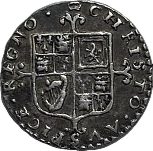 1660-1662 Great Britain Penny Charles II - SILVER - Picture 2 of 2