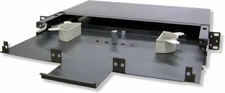 Lynn Electronics 1U Fiber Optic Rackmount Enclosure Panel Fits 19 and 23" racks