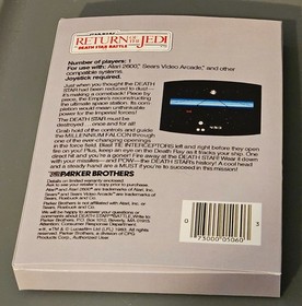 Star Wars Return of Jedi Death Star Battle Atari 2600 NEW REPRO BOX TESTED WORKS