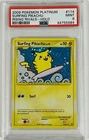 2009 Pokémon Platinum Surfing Pikachu Rising Rivals Holo 114/111 PSA 9