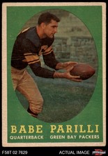 1958 Topps #118 Babe Parilli Packers Kentucky 2 - GOOD