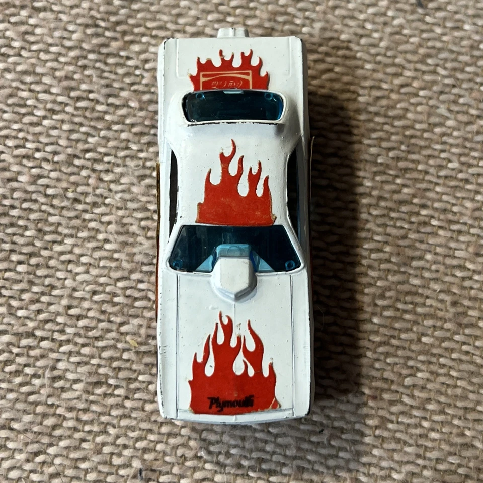 Hot Wheels Redline The Snake II 1969 Don Prudhomme rojo y blanco llama Mattel Foto 2 de 4