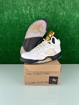 Size 10 - Air Jordan 5 Retro Olympic (CLEAN!)