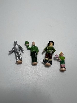 Polly Pocket Wizard Of Oz Mini Figures Lot Of 4