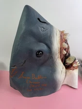 Trick or Treat Studios Jaws shark  mask signed by Dreyfuss & Backlinie Beckett