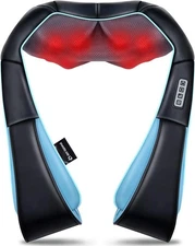 Shiatsu Back Shoulder & Neck Massager with Heat Electric Deep Tissue
