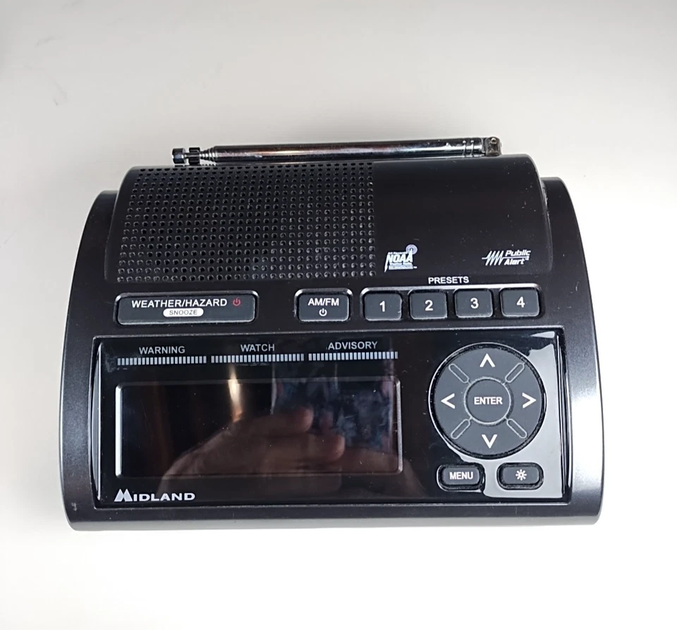 Radio de alerta meteorológica de emergencia Midland WR400 NOAA AM FM PROBADA Y FUNCIONA Foto 2 de 4