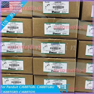 OEM Panduit Giga TX Cat6 Network jack White Green Red Yellow Blue Black Qty 50