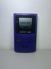 Nintendo GameBoy Color Grape Purple CGB-001 Handheld Console -TESTED