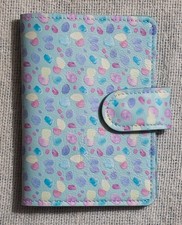 Printed Leather Cover for A6 Hobonichi NEW Pastel Planner Case w/ Snap Handmade