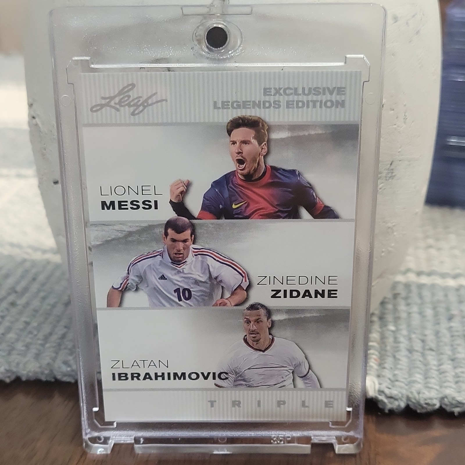 Leaf 2024 Legends Edition Exclusive Triple ELE-18 Messi Zidane Ibrahimovic
