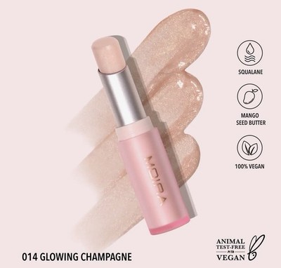 Moira Signature Lipstick In Glowing Champagne BNIB Sealed