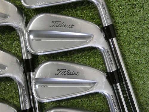 Titleist 2025 T100 Forged Irons 4-P AMT White Stiff Steel New - Picture 2 of 8