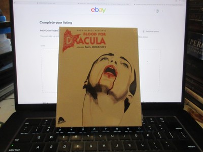 Blood For Dracula 4K UHD+ Blu-ray +CD Severin Digipak BRAND NEW Sealed BOX SHIP