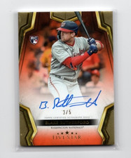 2024 Topps Five Star Blake Rutherford Orange /5 Auto