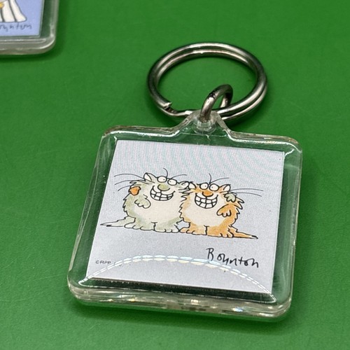 Vintage Lot of Five (5) Sandra Boynton Animated Illustrated Cartoons Keychains - Picture 6 of 11