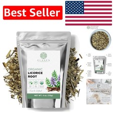 4 oz Certified Organic Licorice Root - Versatile Loose Leaves for Teas  Salves