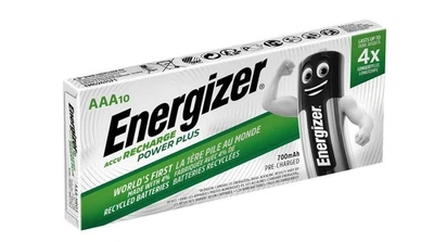 10x Energizer AAA Akku 700mAh NiMH 1,2V Wiederaufladbare Batterien (10 Stück)