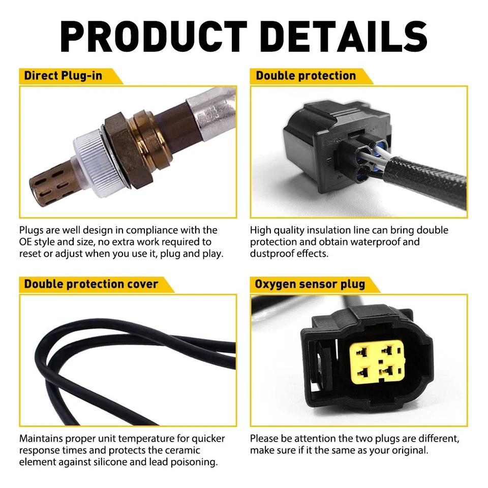 Sensor de oxígeno aguas arriba y aguas abajo Jeep Wrangler 2001 para Mitsubishi Raider 2006 Foto 4 de 4